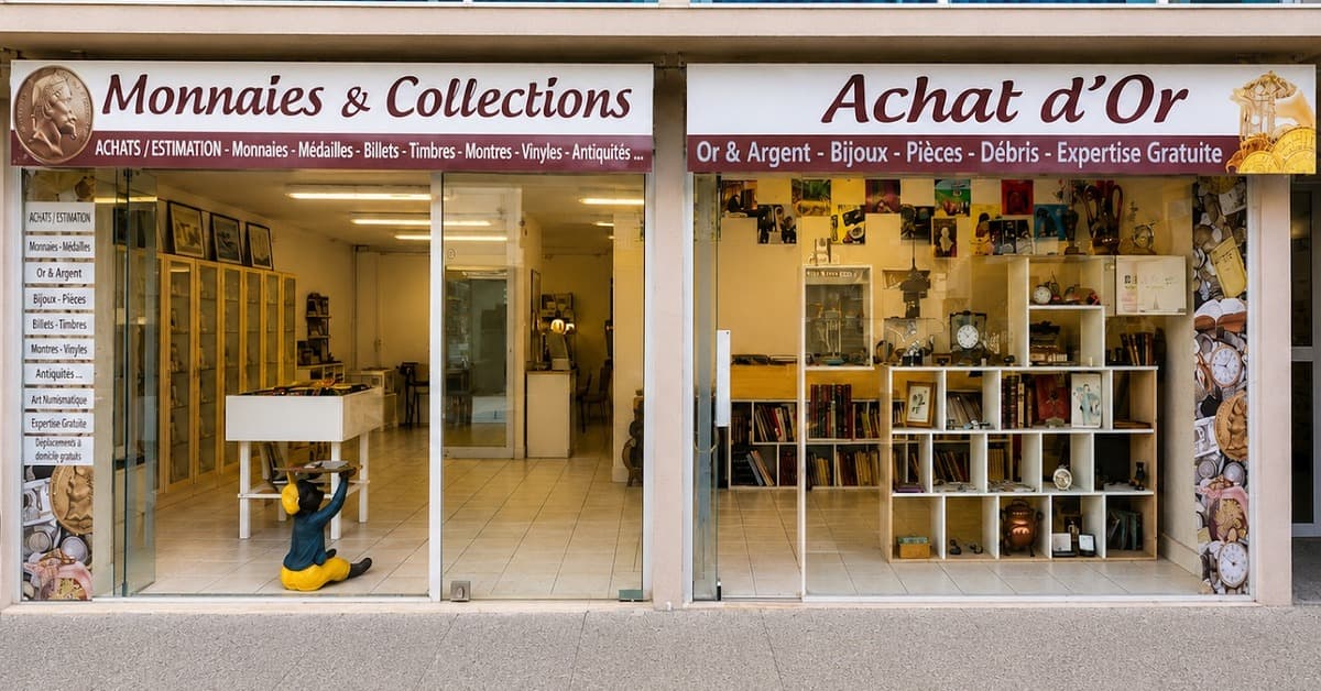 Boutique Monnaies et Collections au 230 boulevard de la République à Andernos-les-Bains